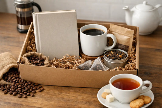 Why a Book Box with Tea and Coffee Works