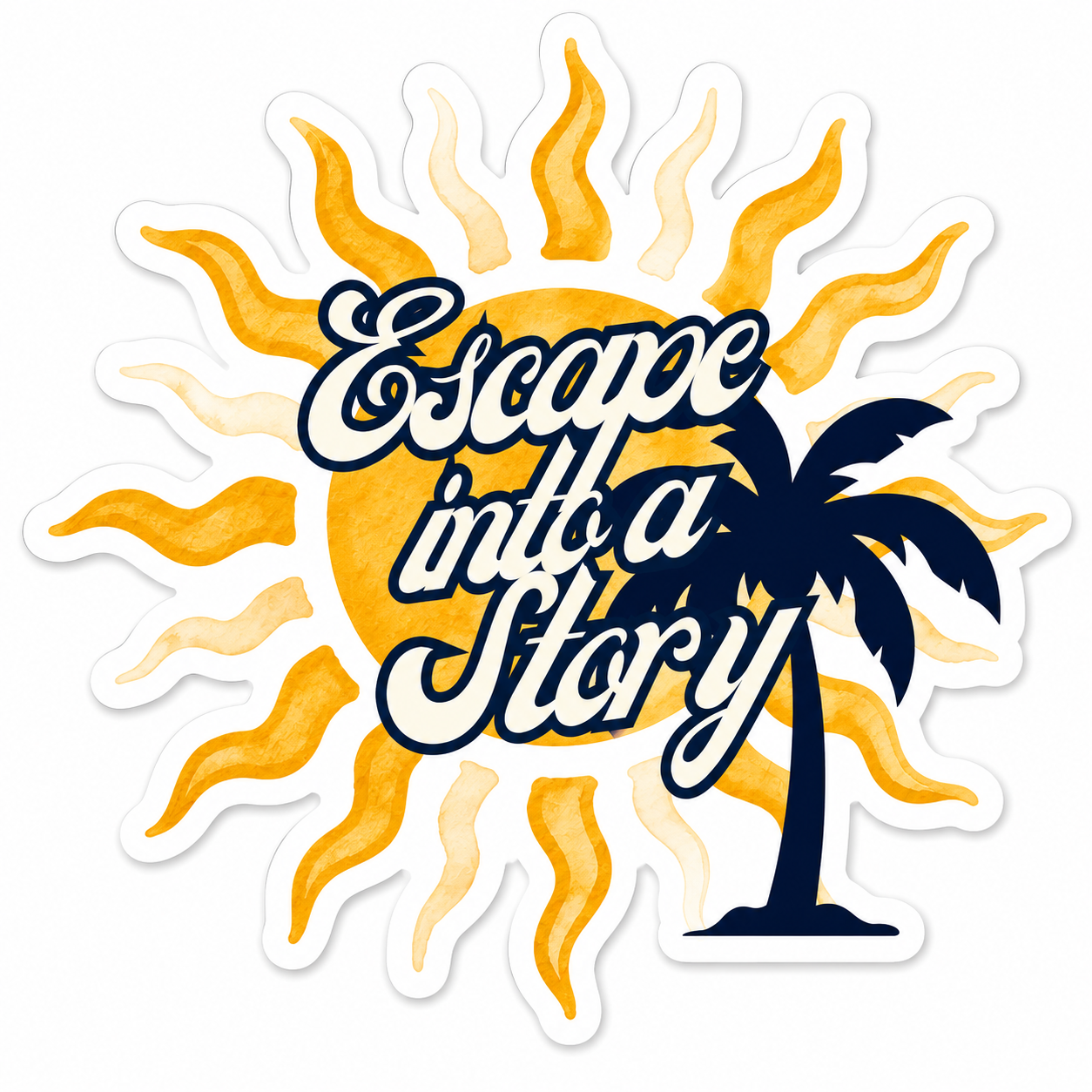 Escape Into a Story – Bookmark & Sticker Collection