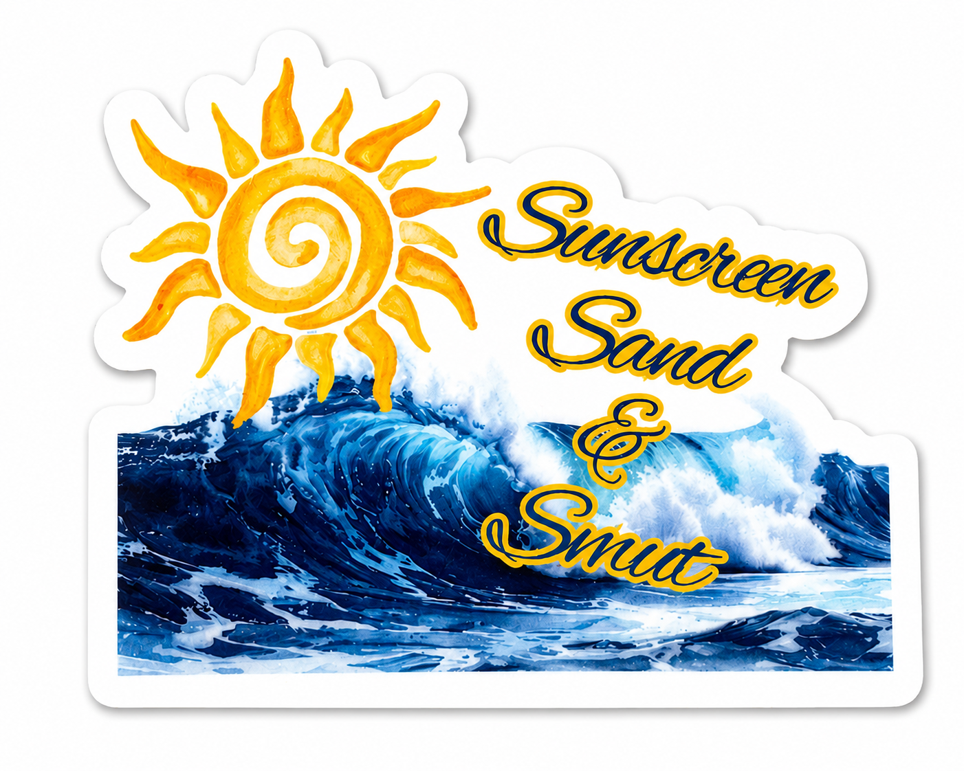 Sunscreen, Sand & Smut – Bookmark & Sticker Collection