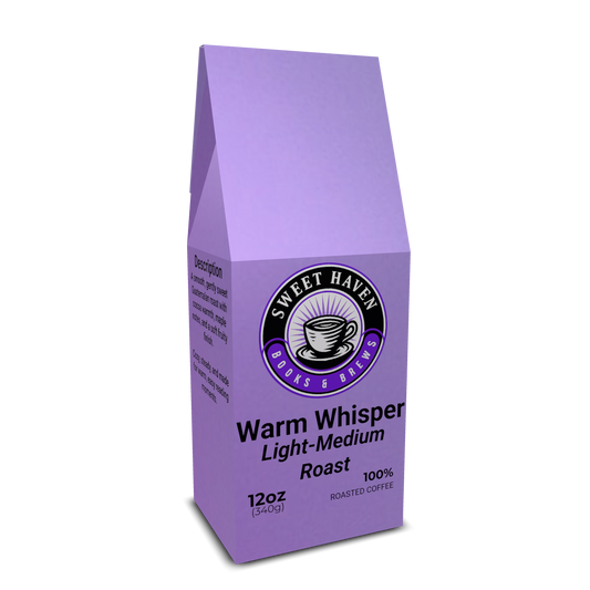 Sweet Haven 12oz Coffee Upgrade: Warm Whisper Medium-Light Roast